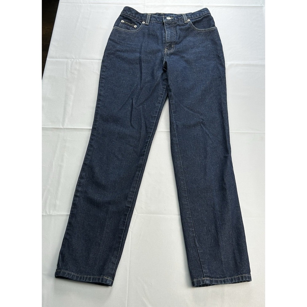 NY Jeans Vintage Y2K Dark Wash Straight Leg Denim Sz 6 Classic‎ Fit Cotton Retro